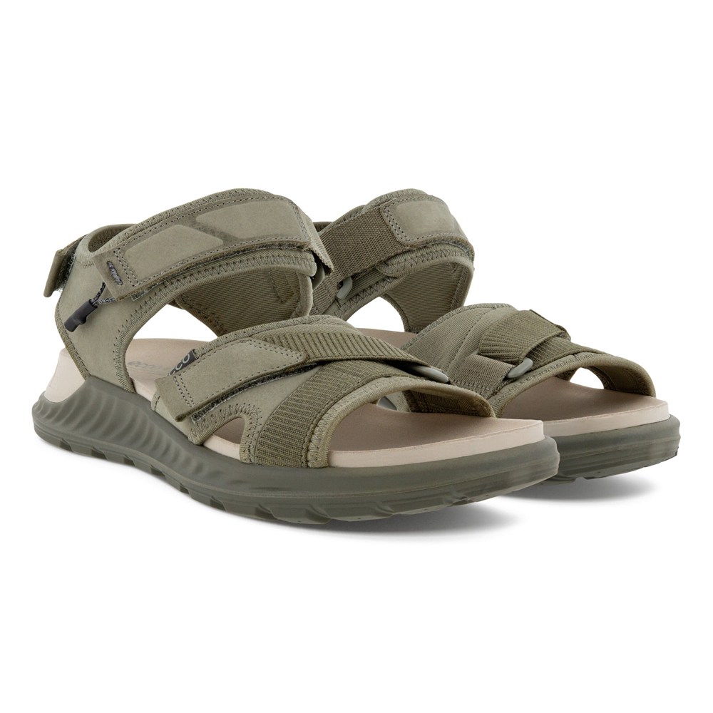 ECCO Mens Sandals Olive - Exowrap 3S Velcro - QHY-273809